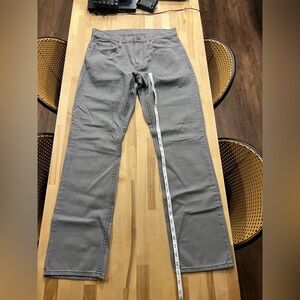 Old Navy Gray Straight-Leg Pants
